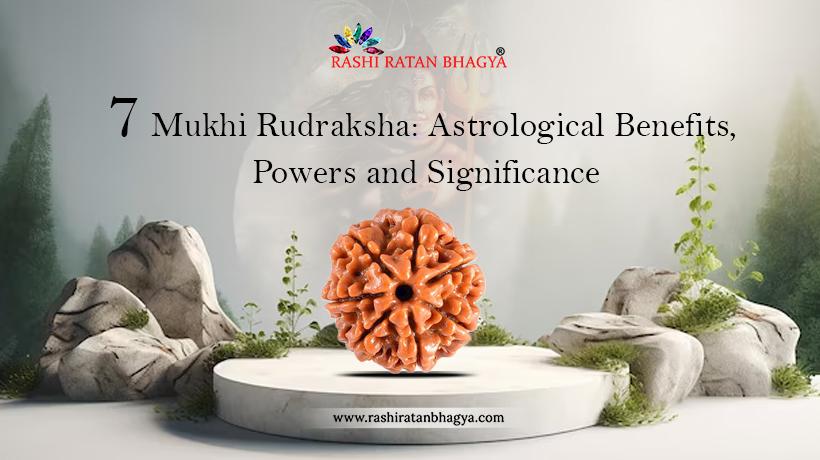7 Mukhi Rudraksha Benefits: Wealth and Prosperity