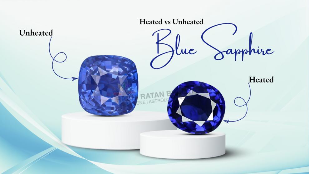 Heated vs Unheated Blue Sapphire