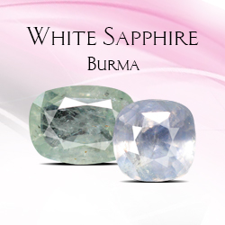 Category Burma White Sapphire