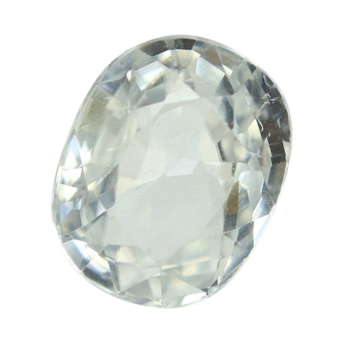 Natural White Zircon (Real Zarkan) Cts 5.06 Ratti 5.57