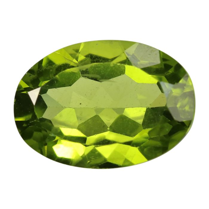 Natural Peridot Loose Gemstone ITLGJ Certified Cts 5.27 Ratti 5.8