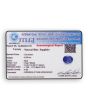 Blue Sapphire (Neelam) Heated - 6.09 Carat 