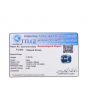 Blue Zircon 7.68 Carat 