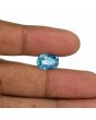 Blue Zircon 6.18 Carat 