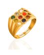 Classic Square Navratna Men's Ring