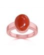 Coral (Special Quality) Rose Gold Ring (R1)
