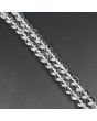 Natural Sphatik Crystal Jaap Mala 108+1 Beads (Rock Crystal Mala) Plain GJSPC Certified 7 - 7.5 M.M.