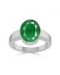 Emerald (Special Quality) Silver Ring (R1)