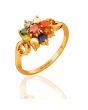 Fancy Bloom Floral Navratna Women's Ring