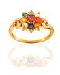 Fancy Bloom Floral Navratna Women's Ring
