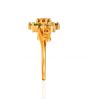 Floral Cluster Navratna Women's Ring