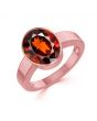 Gomed (Special Quality) Rose Gold Ring (R1)