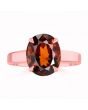 Gomed (Special Quality) Rose Gold Classic Solitaire Ring (R2)
