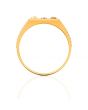 Modern Grid Navratna Men's Ring