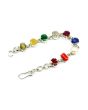 Navratna Sterling Silver Bracelet with all Nine Natural Gemstones for Navgraha Lab Certified Gm 42.73