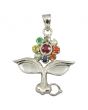 Navratan Durga Pendant