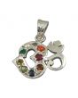 Navratan Om Pendant