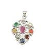 Navratan Pan Pendant