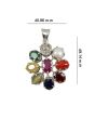Navratan Pendant 5 Cts.