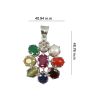 Navratan Pendant 5 Cts.