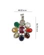 Navratan Pendant 8 Cts.