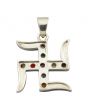 Navratan Swastik Pendant