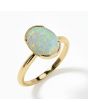 Opal (Special Quality) Gold Dual-Claw Ring (R4)
