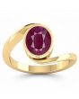 Ruby (Special Quality) Gold Wave Ring (R3)