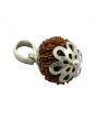 11 Mukhi Rudraksha Silver Pendant (Nepal) 18.58 MM