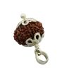 12 Mukhi Rudraksha Silver Pendant (Nepal) 21.2 MM