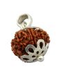 12 Mukhi Rudraksha Silver Pendant (Nepal) 19.7 MM