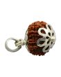 12 Mukhi Rudraksha Silver Pendant (Nepal) 19.7 MM