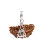 1 Mukhi Rudraksha Silver Pendant
