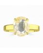 Yellow Sapphire (Special Quality) Gold Classic Solitaire Ring (R2)