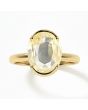 Yellow Sapphire (Special Quality) Gold Dual-Claw Ring (R4)