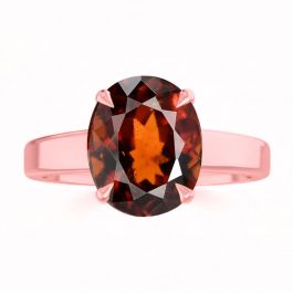 Gomed (Special Quality) Rose Gold Classic Solitaire Ring (R2)