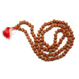 9 Mukhi Rudraksha Mala (108+1 Beads)