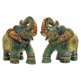 Green Jade Elephant Set