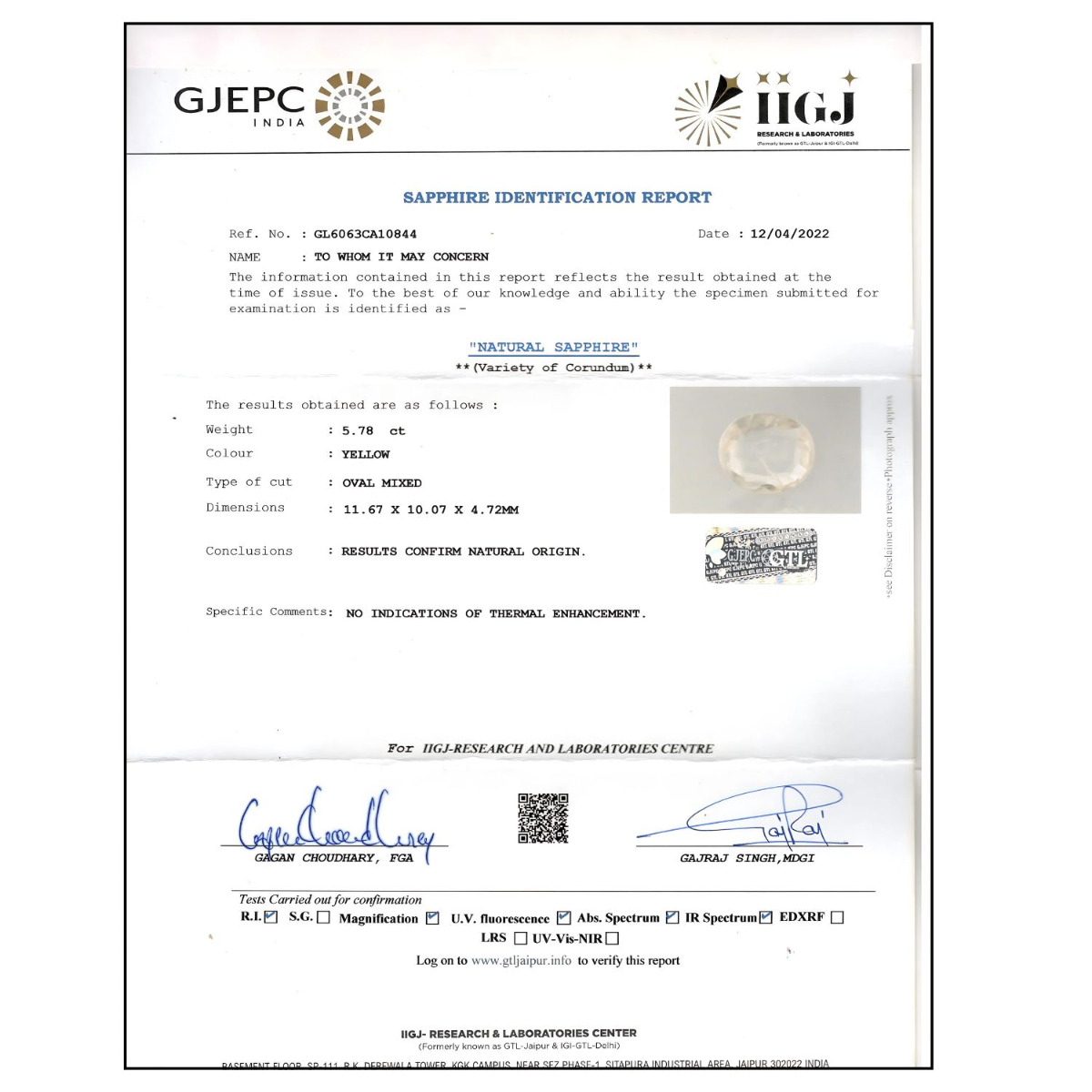 Certificate Image