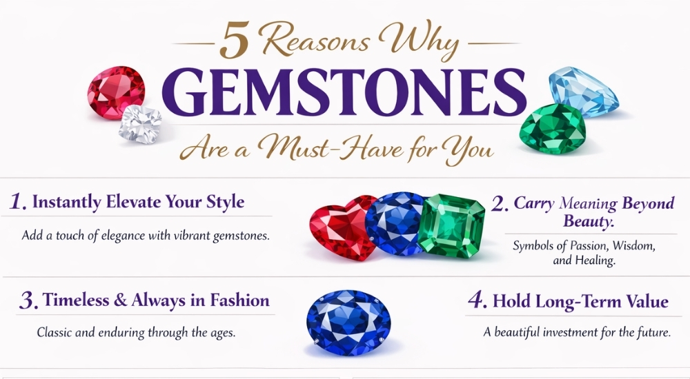 5 Reasons Why Gemstones Are a Must- Have for you