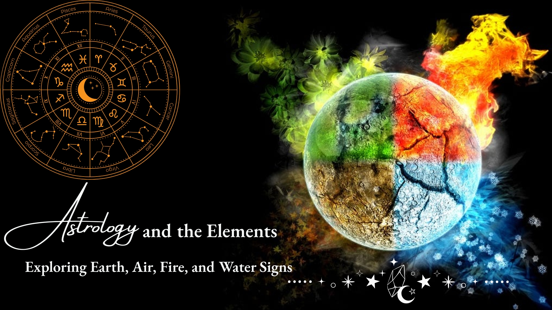 Astrology by Elements: Earth, Air, Fire & Water Signs