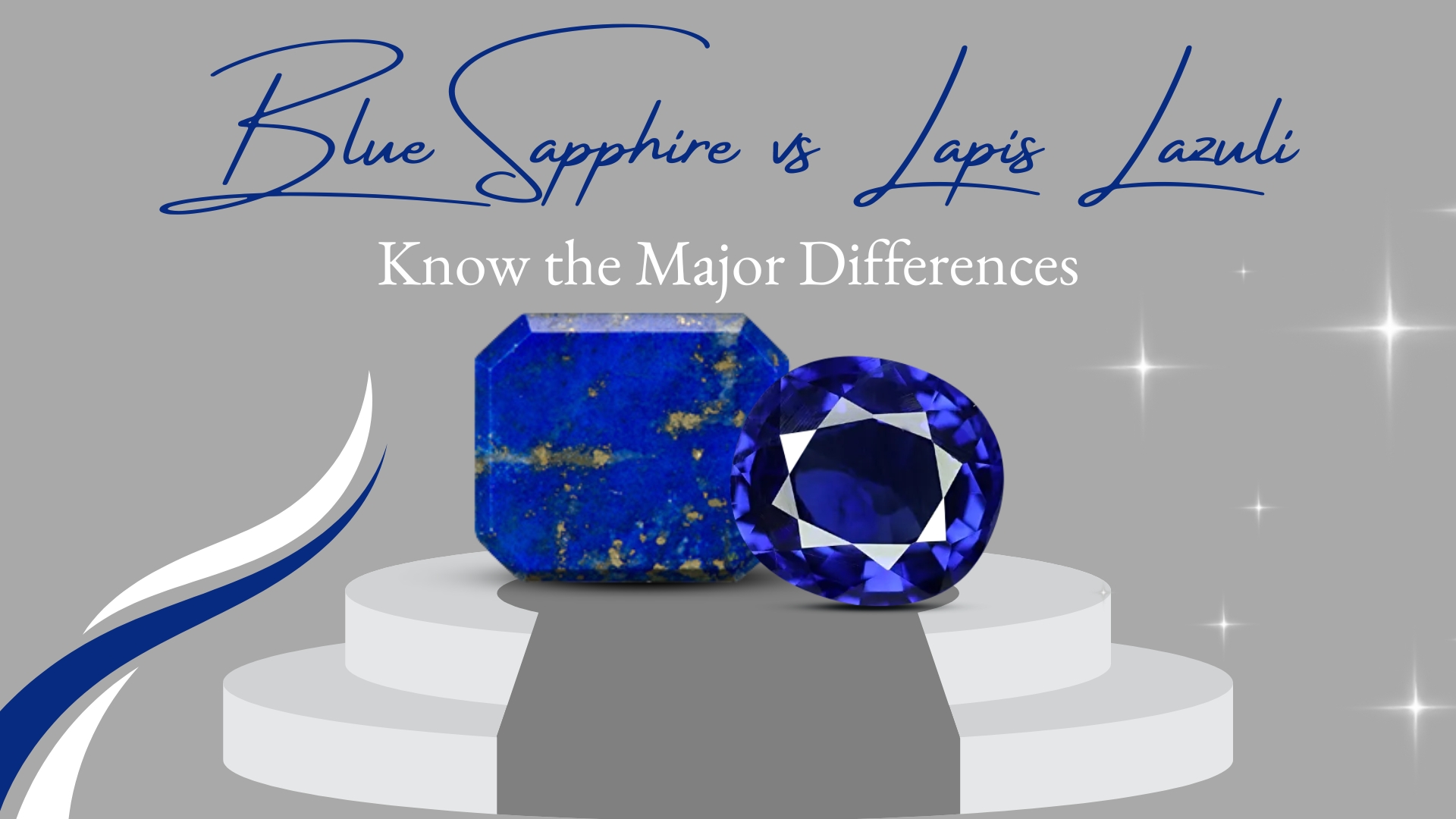 Blue Sapphire vs Lapis Lazuli: Know the Major Differences