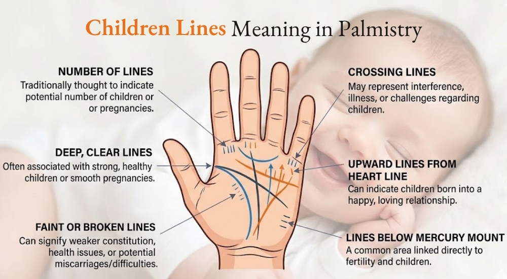 Children Lines Meaning in Palmistry