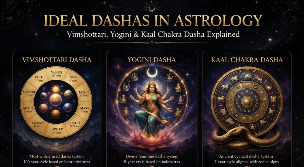 What Is Dasha in Astrology? Guide to Vimshottari, Yogini & Kaal Chakra