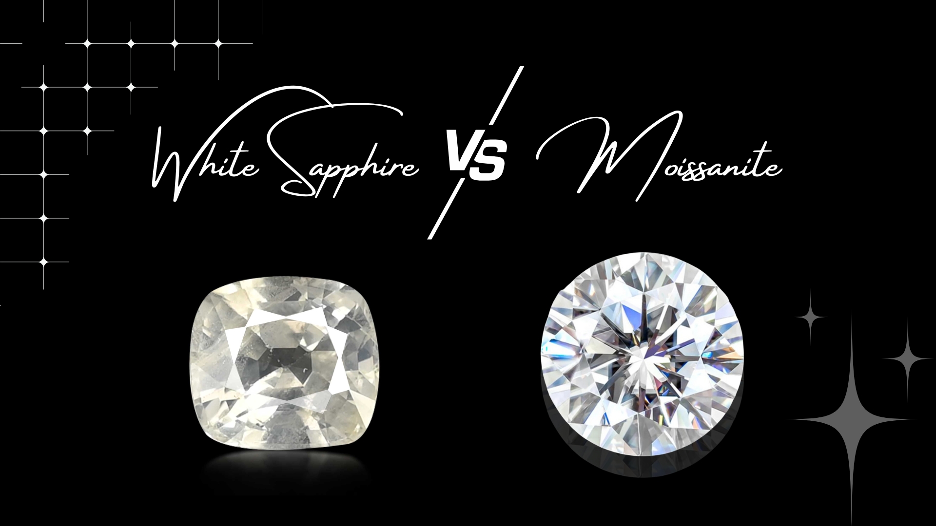 White Sapphire vs. Moissanite: Which Gemstone Should You Choose?