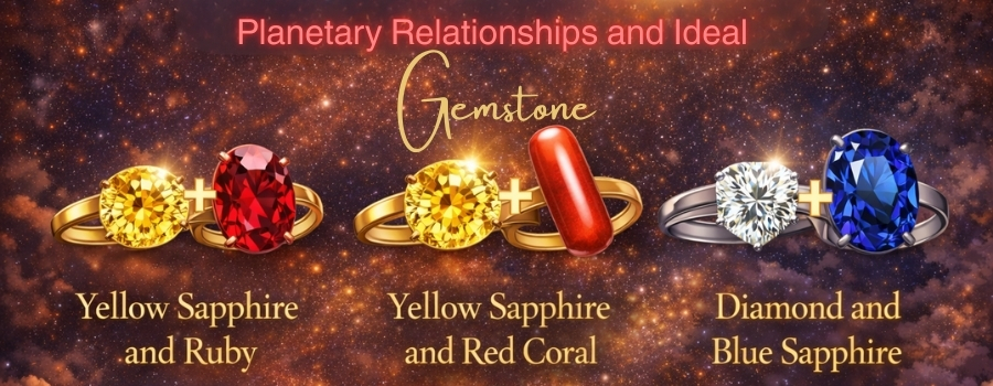 Planetary relationships with ideal gemstones 